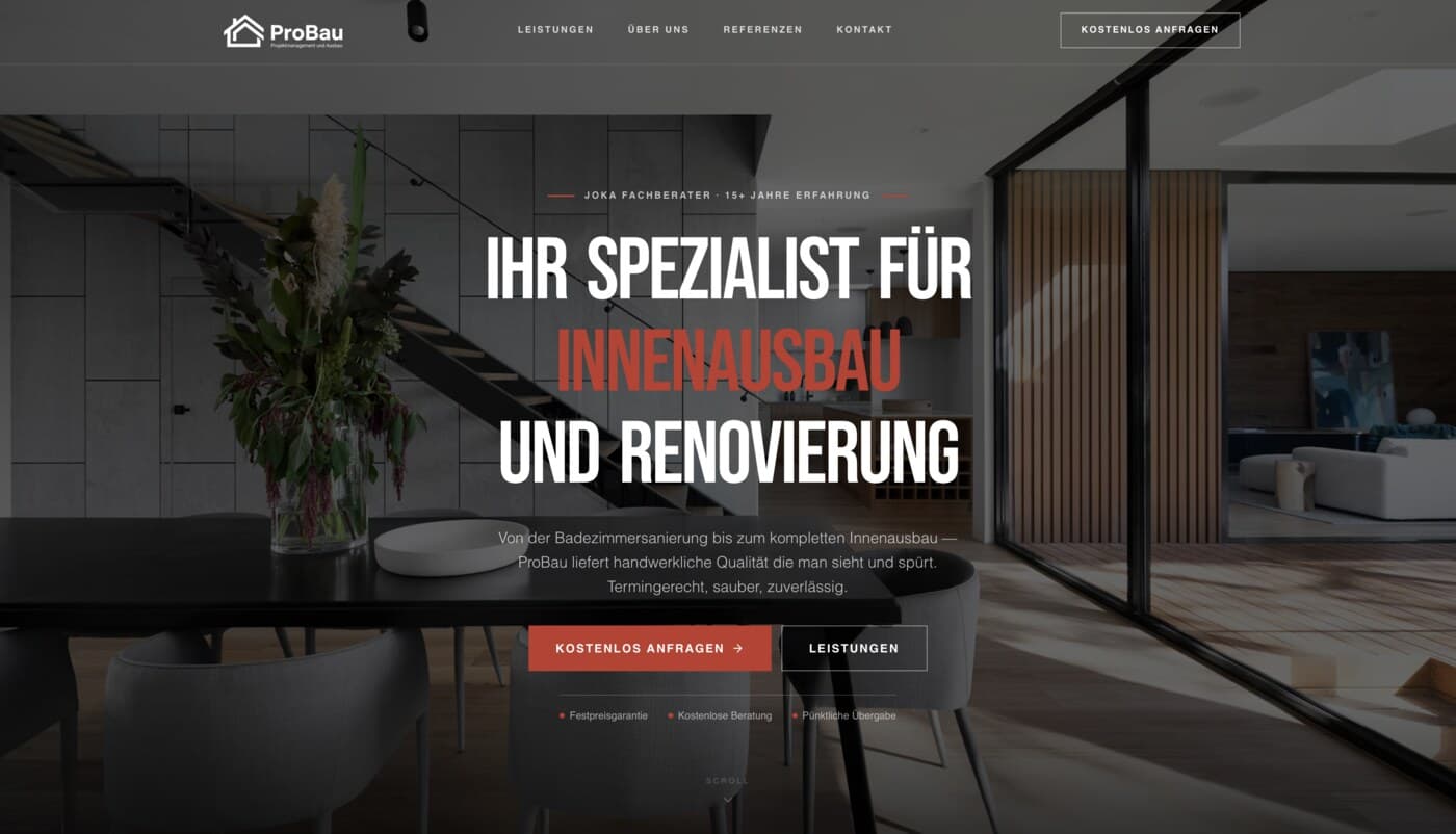 ProBau Website